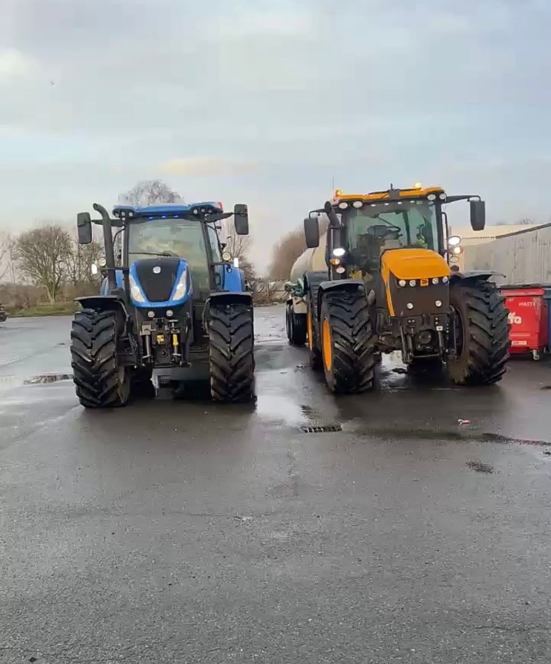 AMC tractor bowser units on yard